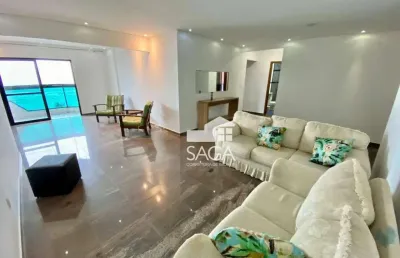 Apartamento com 3 dormitórios à venda, 187 m² por r$ 1.550.000,00 - canto do forte - praia grande/sp