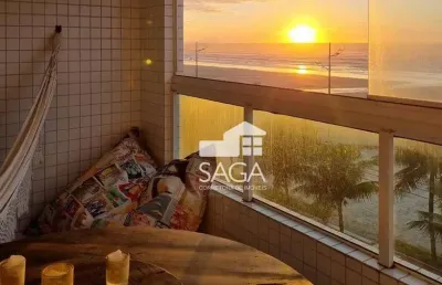 Apartamento com 2 dormitórios à venda, 86 m² por r$ 610.000,00 - maracanã - praia grande/sp