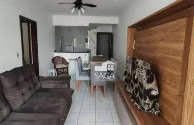 Apartamento com 2 dormitórios à venda, 79 m² por r$ 389.000,00 - vila assunção - praia grande/sp