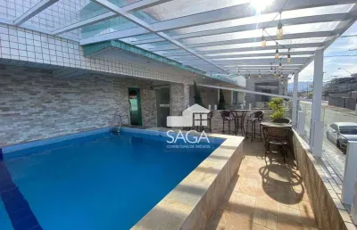 Apartamento com 2 dormitórios à venda, 67 m² por r$ 450.000,00 - mirim - praia grande/sp