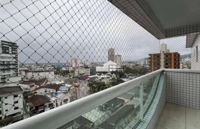 Apartamento com 1 dormitório à venda, 46 m² por r$ 299.000,00 - vila guilhermina - praia grande/sp