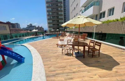 Apartamento com 2 dormitórios à venda, 70 m² por r$ 550.000,00 - boqueirão - praia grande/sp