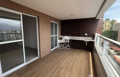 Apartamento com 2 dormitórios à venda, 91 m² por r$ 570.000,00 - tupi - praia grande/sp