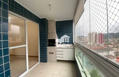 Oportunidade! apartamento  a 150m da praia com 2 dormitórios à venda, 85 m² por r$ 560.000 - canto do forte - praia grande/sp