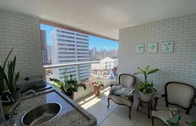 Apartamento com 1 dormitório à venda, 57 m² por r$ 370.000,00 - vila guilhermina - praia grande/sp
