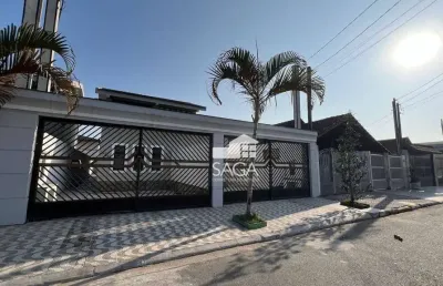 Casa com 2 dormitórios à venda, 100 m² por r$ 485.000,00 - maracanã - praia grande/sp
