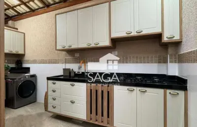 Casa com 2 dormitórios à venda, 120 m² por r$ 695.000,00 - caiçara - praia grande/sp
