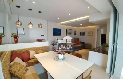 Apartamento com 3 dormitórios à venda, 129 m² por r$ 1.750.000,00 - canto do forte - praia grande/sp