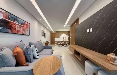 Apartamento com 2 dormitórios à venda, 79 m² por r$ 727.333,50 - boqueirão - praia grande/sp