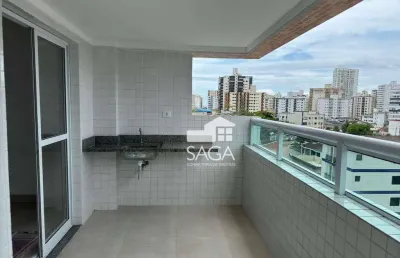 Apartamento com 2 dormitórios à venda, 71 m² por r$ 430.000,00 - vila guilhermina - praia grande/sp