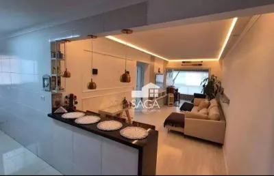Apartamento com 2 dormitórios à venda, 72 m² por r$ 730.000,00 - boqueirão - praia grande/sp