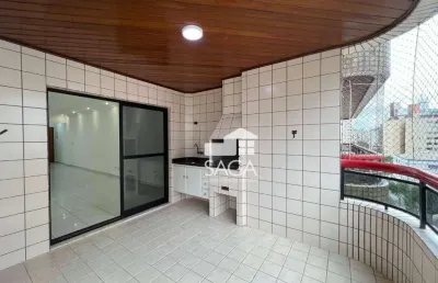 Apartamento com 3 dormitórios à venda, 132 m² por r$ 720.000,00 - tupi - praia grande/sp
