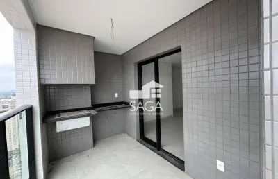 Apartamento com 2 dormitórios à venda, 92 m² por r$ 710.000,00 - aviação - praia grande/sp