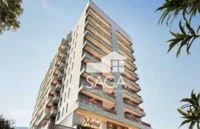 Apartamento com 2 dormitórios à venda, 65 m² por r$ 489.130,00 - vila guilhermina - praia grande/sp