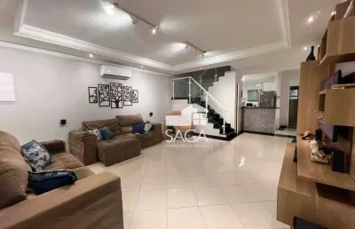 Casa com 3 dormitórios à venda, 121 m² por r$ 630.000,00 - maracanã - praia grande/sp