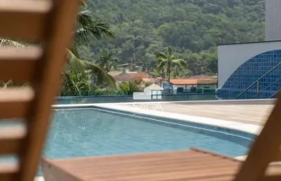 Apartamento mobiliado com vista mar com 4 dormitórios à venda, 160 m² por r$ 1.399.000 - centro - mongaguá/sp