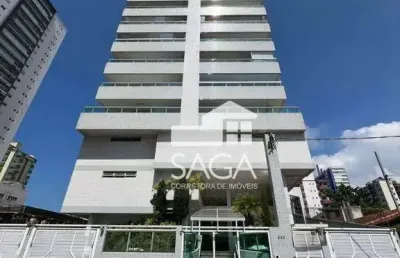 Apartamento com 2 dormitórios à venda, 90 m² por r$ 500.000,00 - tupi - praia grande/sp
