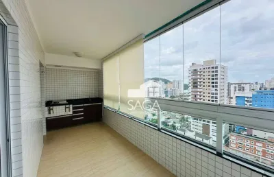 Apartamento com 2 dormitórios à venda, 97 m² por r$ 749.000,00 - canto do forte - praia grande/sp