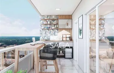 Apartamento com 2 dormitórios à venda, 84 m² por r$ 635.000,00 - canto do forte - praia grande/sp
