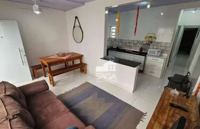 Casa com 2 dormitórios para alugar, 125 m² por r$ 3.600,00/ano - vila guilhermina - praia grande/sp