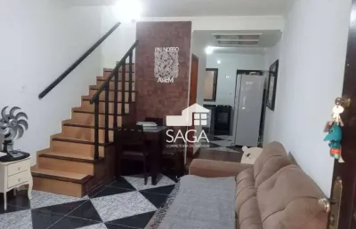 Casa com 2 dormitórios à venda, 75 m² por r$ 349.000,00 - maracanã - praia grande/sp