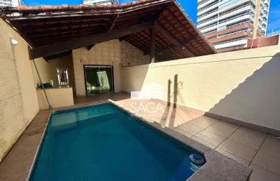 Casa com 3 dormitórios à venda, 112 m² por r$ 750.000,00 - vila guilhermina - praia grande/sp