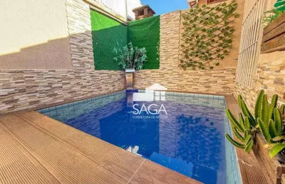 Casa com 2 dormitórios à venda, 70 m² por r$ 565.000,00 - caiçara - praia grande/sp