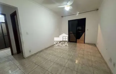 Apartamento com 1 dormitório à venda, 56 m² por r$ 335.000,00 - vila guilhermina - praia grande/sp