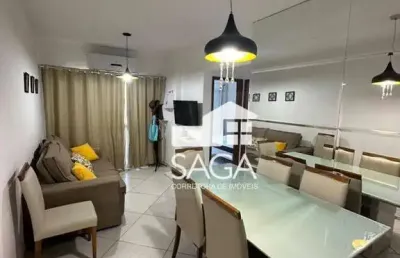 Apartamento com 2 dormitórios à venda, 55 m² por r$ 400.000,00 - vila assunção - praia grande/sp