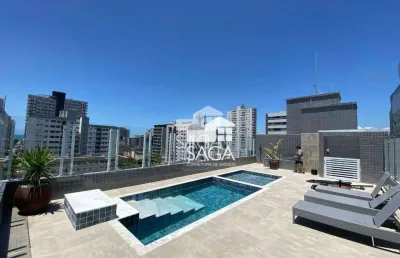 Apartamento com 1 dormitório à venda, 42 m² por r$ 385.000 - canto do forte - praia grande/sp