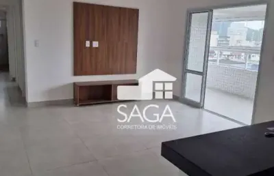 Apartamento com 2 dormitórios para alugar, 86 m² por r$ 4.500/mês - canto do forte - praia grande/sp