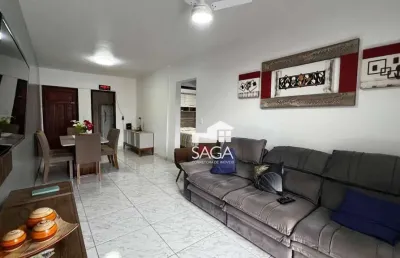 Apartamento com 2 dormitórios à venda, 76 m² por r$ 409.000,00 - vila guilhermina - praia grande/sp