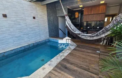Casa com 3 dormitórios à venda, 157 m² por r$ 1.500.000 - vila guilhermina - praia grande/sp