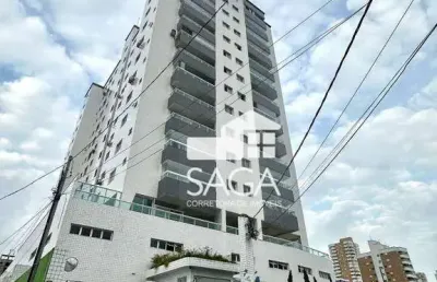 Apartamento com 1 dormitório à venda, 51 m² por r$ 325.000 - aviação - praia grande/sp