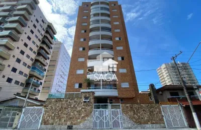 Apartamento com 2 dormitórios à venda, 70 m² por r$ 420.000 - tupi - praia grande/sp