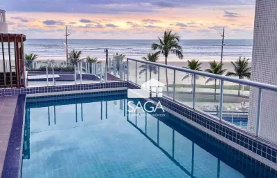 Apartamento com 2 dormitórios à venda, 67 m² por r$ 630.000 - caiçara - praia grande/sp