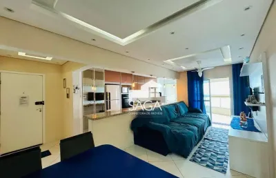 Apartamento com 2 dormitórios à venda, 87 m² por r$ 600.000,00 - vila assunção - praia grande/sp