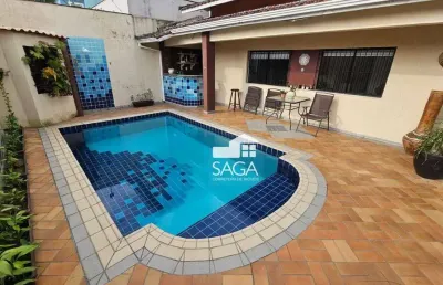 Casa com 4 dormitórios para alugar, 184 m² por r$ 8.800,00/mês - canto do forte - praia grande/sp