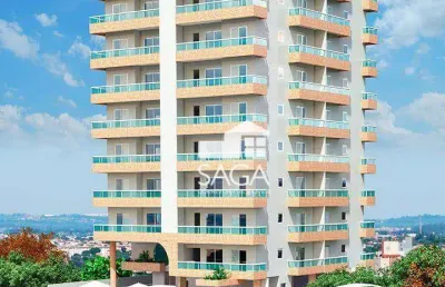 Apartamento com 2 dormitórios à venda, 67 m² por r$ 511.019,58 - vilamar - praia grande/sp