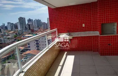 Apartamento com 2 dormitórios à venda, 85 m² por r$ 619.000,00 - vila assunção - praia grande/sp