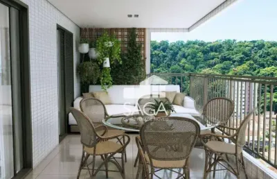 Apartamento com 3 dormitórios à venda, 105 m² por r$ 848.000,00 - canto do forte - praia grande/sp