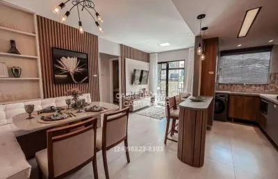 Apartamento com 1 dormitório à venda, 43 m² por r$ 297.000,00 - são luís - volta redonda/rj
