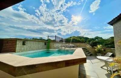 Cobertura com 4 dormitórios à venda, 352 m² por r$ 2.200.000,00 - laranjal - volta redonda/rj