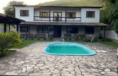 Sítio com 7 dormitórios à venda, 1000 m² por r$ 850.000 - vale dos pinheiros - pinheiral/rj