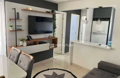 Apartamento com 2 dormitórios à venda, 44 m² por r$ 230.000,00 - água limpa - volta redonda/rj