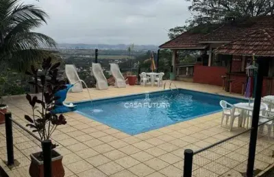 Chalé com 1 dormitório à venda, 38 m² por r$ 280.000 - penedo - itatiaia/rj
