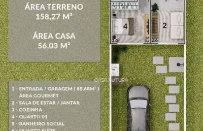 Casa com 2 dormitórios à venda, 56 m² por r$ 310.000,00 - arvoredo - pinheiral/rj