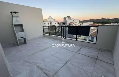 Cobertura com 3 dormitórios à venda, 96 m² por r$ 605.000,00 - jardim belvedere - volta redonda/rj
