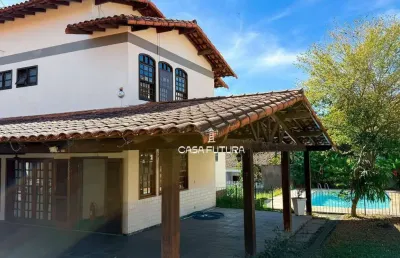 Casa com 5 dormitórios à venda, 377 m² por r$ 3.000.000 - jardim normandia - volta redonda/rj