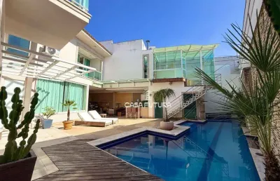 Casa com 4 dormitórios à venda, 393 m² por r$ 3.100.000,00 - jardim normandia - volta redonda/rj